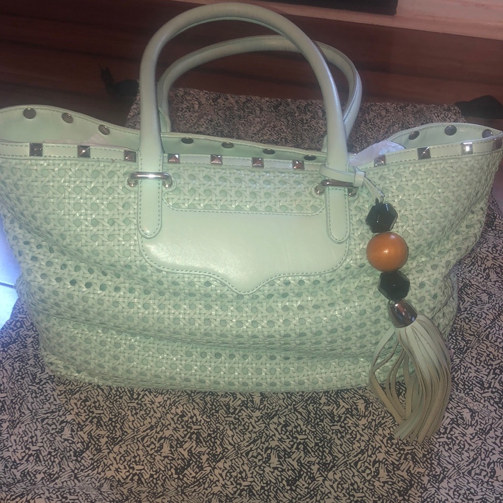 Gently used Rebecca Minkoff mint green handbag